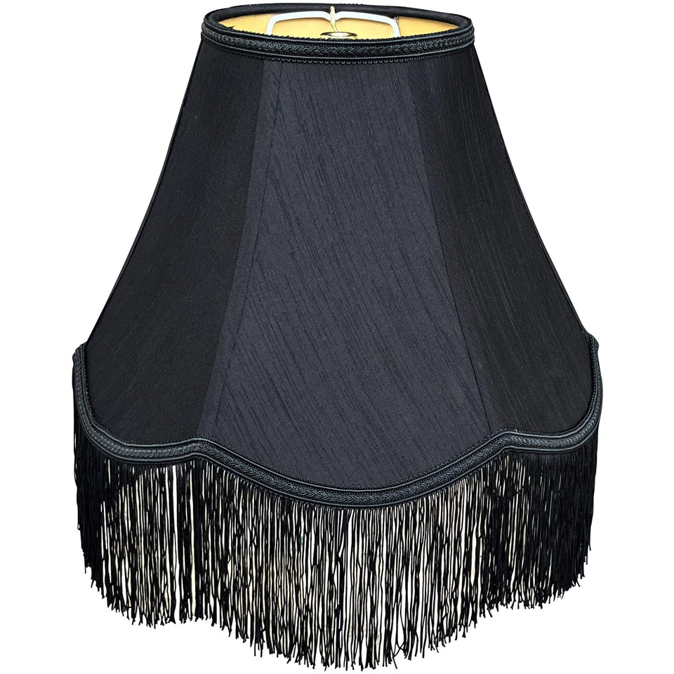 TOOTOO STAR Black Bell Lamp Shade front view adds vintage charm to living rooms