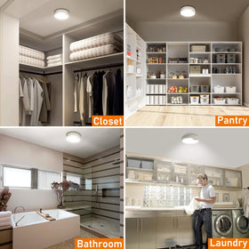 TOOWELL ceiling light for shed with wireless, easy install