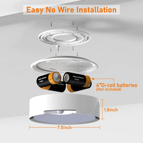 TOOWELL ceiling light on stairs offering motion-activated safety lighting