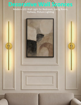 TOOWELL wall sconce with remote control for easy dimming and mood lighting