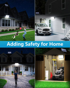 Topabol 400LED solar light with IP67 all-weather durability and rugged housing