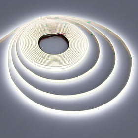 TOPAI COB LED strip with 5mm narrow width for tight installations.