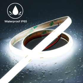 Topai COB LED strip provides uniform light for seamless room accents.