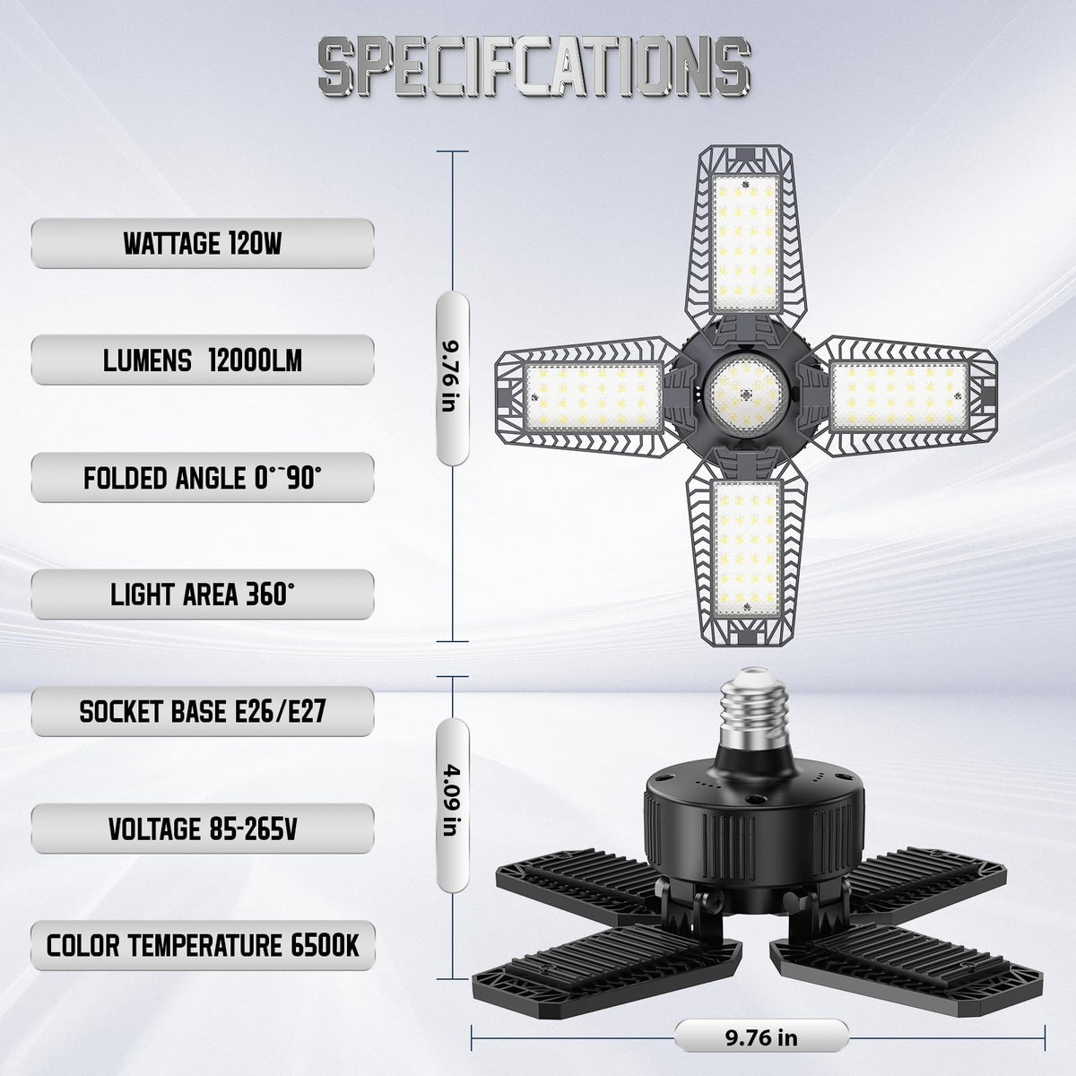 TOPAUBUB energy-saving design reduces power use while keeping brightness.