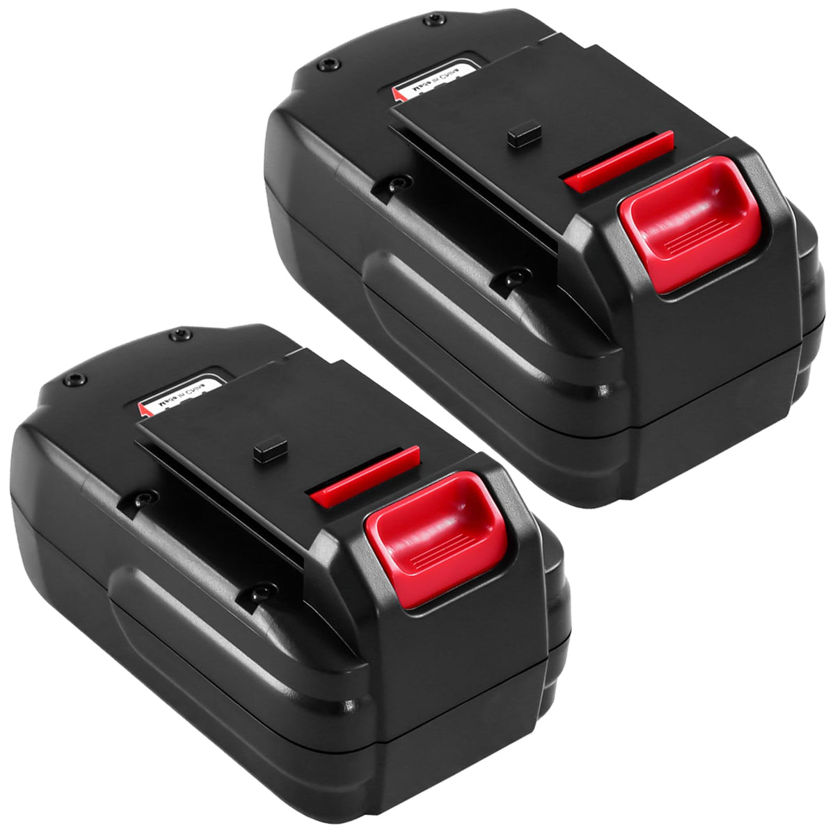Topbatt 2-pack 18V battery powers cordless tools with extended runtime.
