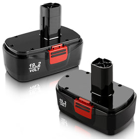 Topbatt 2-pack 4500mAh C3 battery provides extended runtime for Craftsman tools.