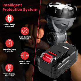 Topbatt built-in protection guards against overcharge and short circuits.