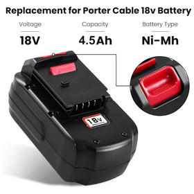 Topbatt Porter-Cable 18V compatibility ensures easy upgrades for existing tools.