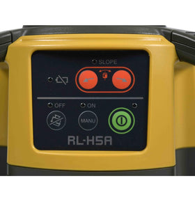 Topcon RL-H5A battery life up to 100 hours on site.