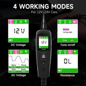 TopDiag P100 troubleshooting wiring scenario in a vehicle