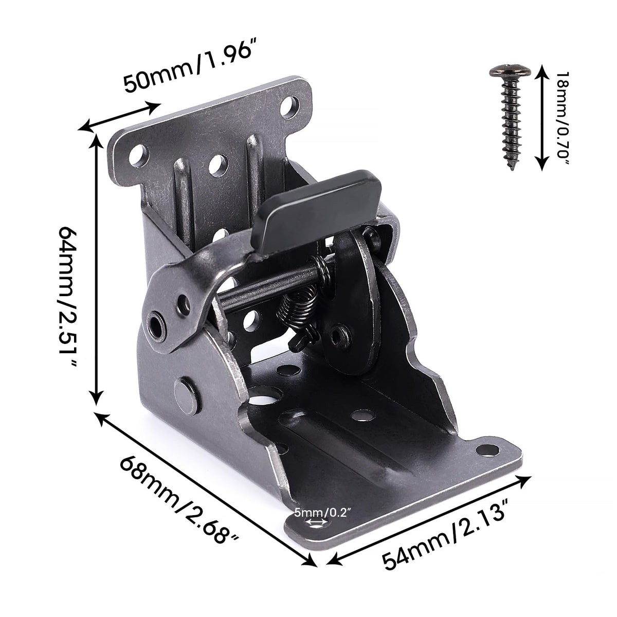 TopDirect heavy-duty folding brackets support table legs reliably.