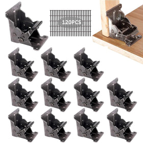 TopDirect locking hinge demonstrates a 90-degree fold for sturdy table brackets.