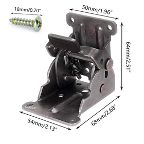 TopDirect self-locking hinge with dual springs for easy folding.