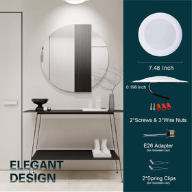 TOPELER 1000 lumen 15W energy efficient lighting shows bright illumination