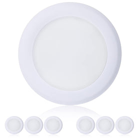 TOPELER 6Pack dimmable LED downlights pack shot for versatile, space-saving ceiling lighting