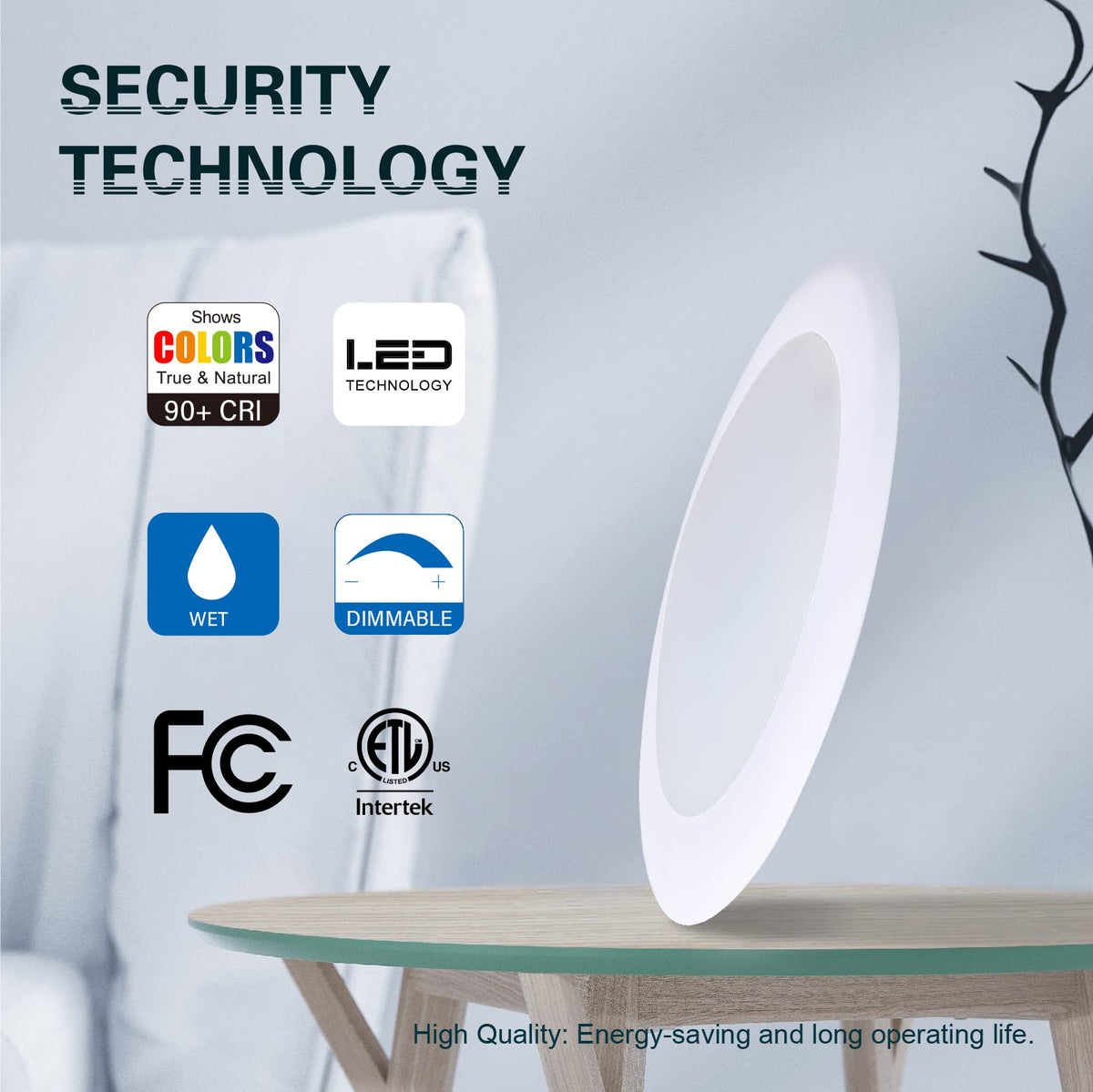 TOPELER dimmable downlight closeup showing smooth dimming