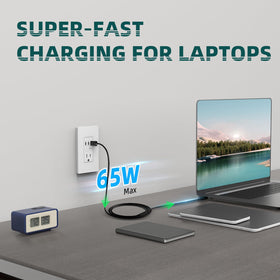 TOPELER GAN technology supports improved heat dissipation during fast charging.