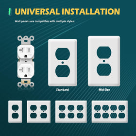 TOPELER green grounding screw ensures automatic grounding in junction boxes.