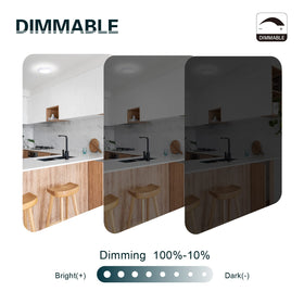 TOPELER ultra-thin disc light installation ready for recessed can