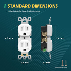 TOPELER UL-listed residential grade outlet for compliant home use.