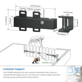 TOPENS ET24 weatherproof enclosure resists rain and corrosion for year-round use.