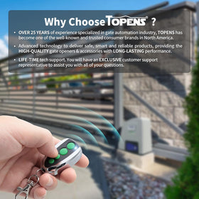 Topens M12 two-pack offers convenient multi-user gate access