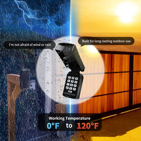 TOPENS TC188 dual-channel keypad enables two openers from one unit.