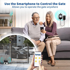 TOPENS TC196 smartphone gate control for on-the-go access