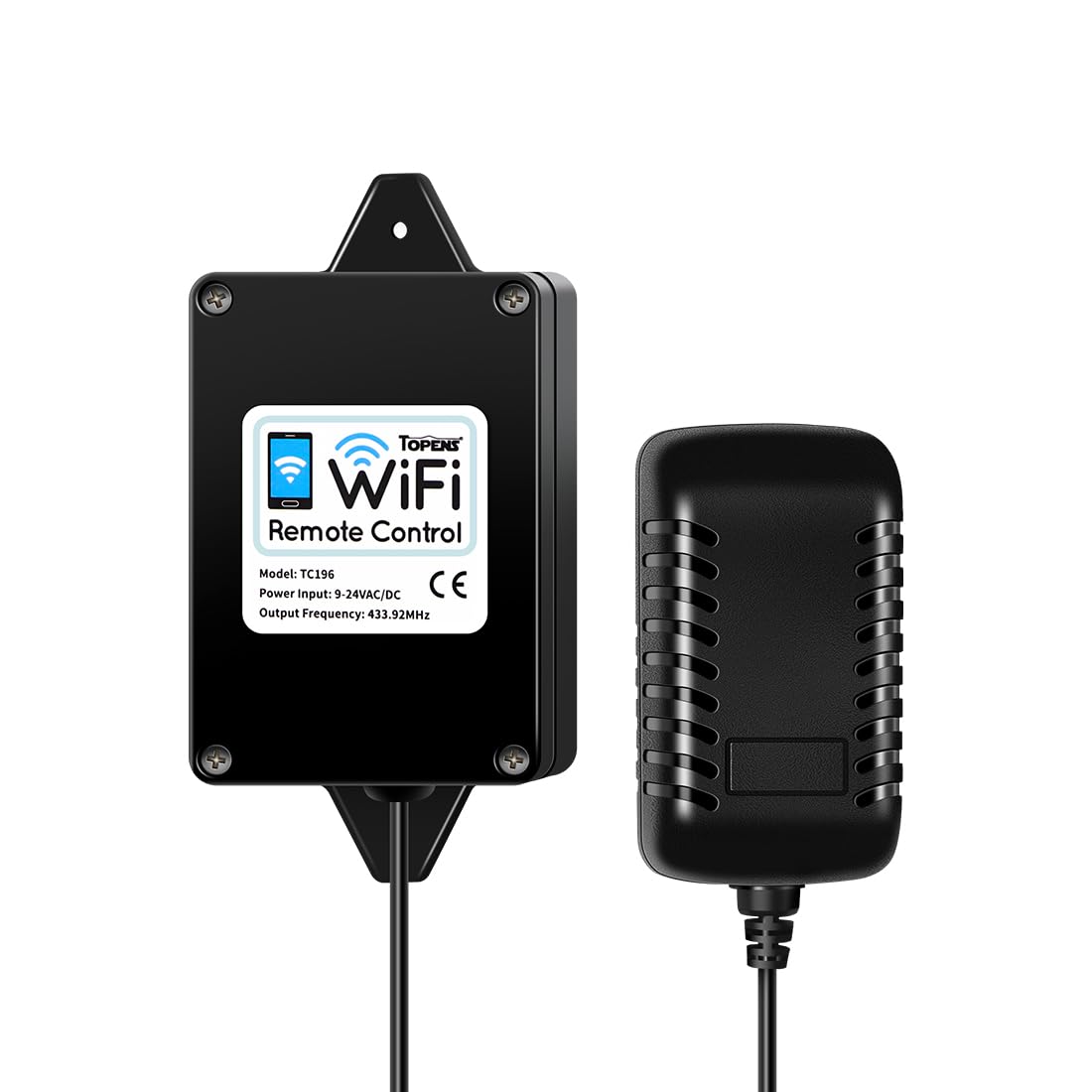 TOPENS TC196 wifi remote setup for quick pairing and gate control