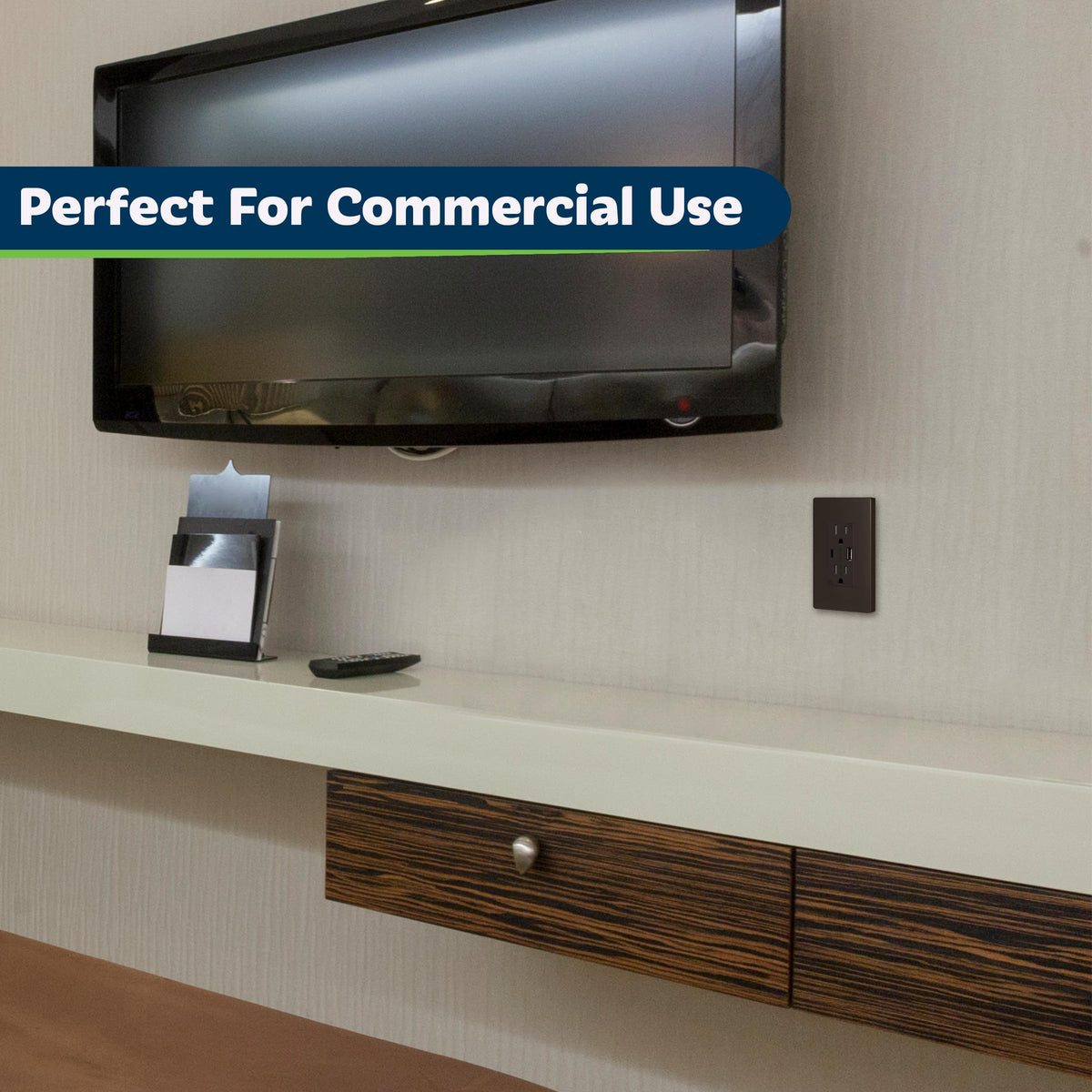 TOPGREENER back and side wiring simplifies installation on brown outlet.