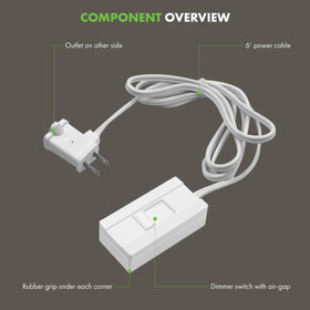 TopGreener plug-in dimmer setup without wiring for quick setup