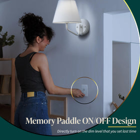 TOPGREENER Kalide dimmer switch paddle on/off for quick use