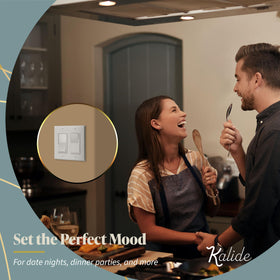 TOPGREENER Kalide dimmer switch wall plate included for a clean finish