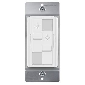 TOPGREENER Kalide dual-load dimmer with two sliders for independent two-zone lighting control