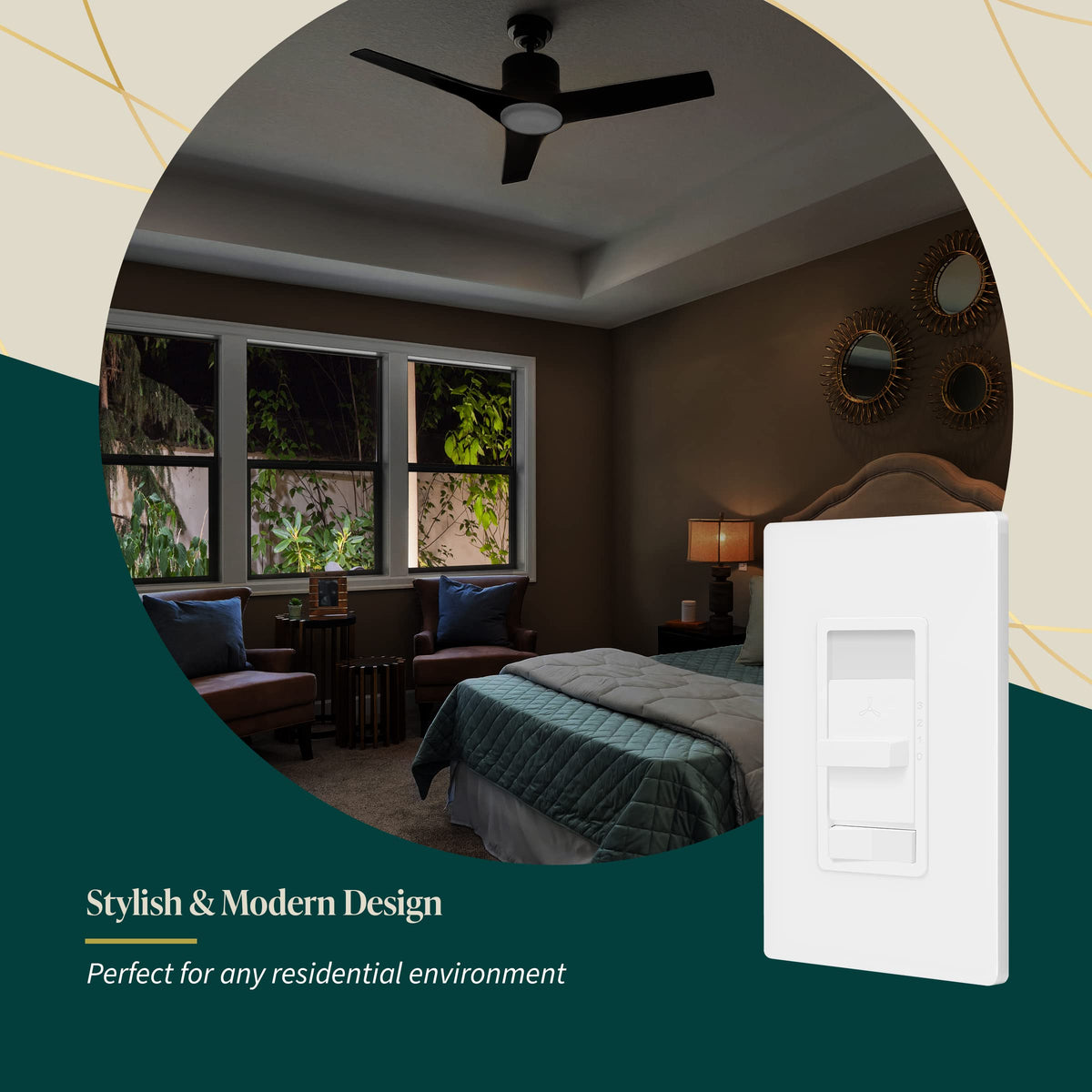 TOPGREENER Kalide 3-speed compatibility up to 2.5A.