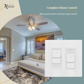 Kalide switch packaging with quick-install hardware included.