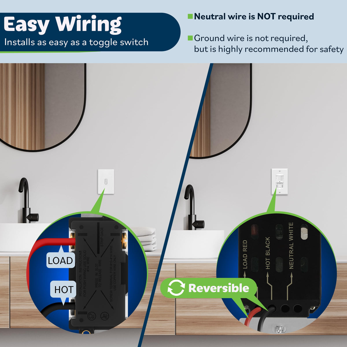 TOPGREENER bathroom use case with vacancy mode
