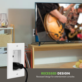 TOPGREENER tamper-resistant outlet ensuring safe power access