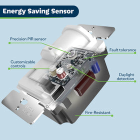 TopGREENER TSOS5-W range and sensitivity adjustable for your space