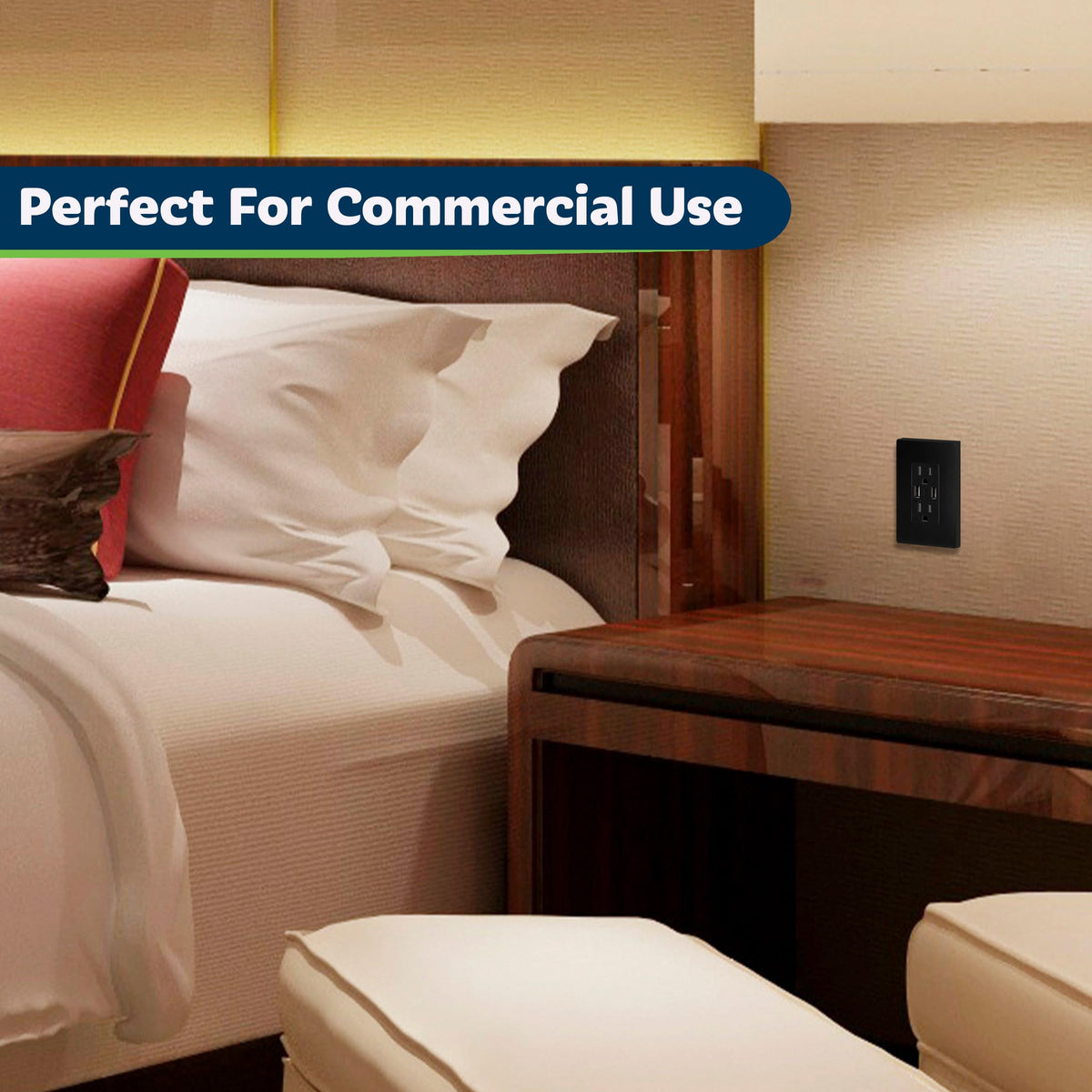 TopGreener TU21536AC3-BK in-wall setup ready for extra outlets