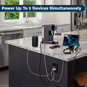 TopGreener TU21536AC3-BK wiring terminals support quick installation