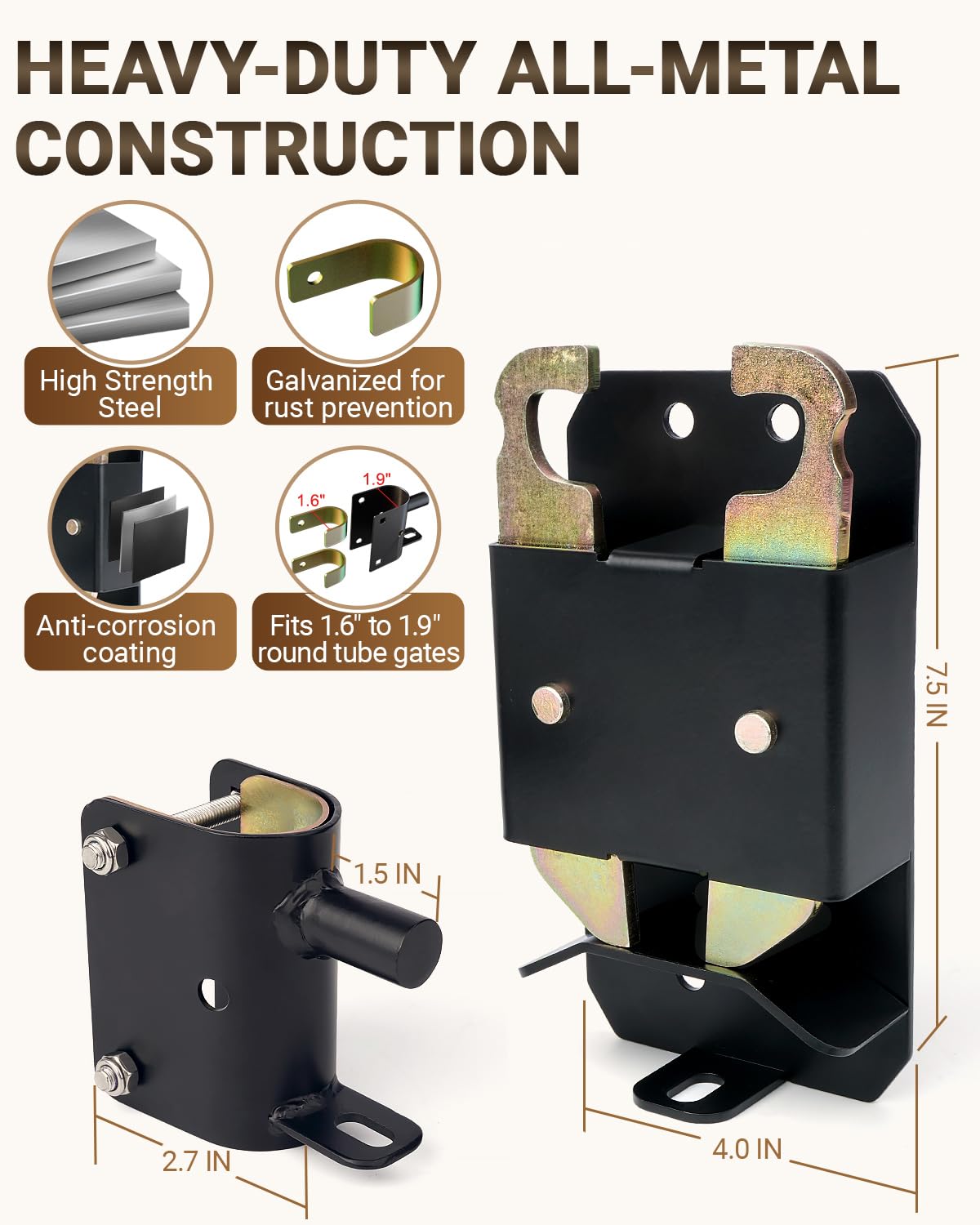 Toplamper self-locking nut close-up demonstrates durable vibration-proof fastening.