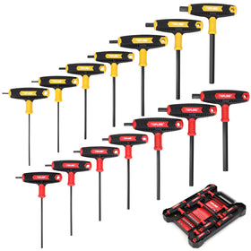Topline 14-piece Allen wrench set with storage box for organized, quick access