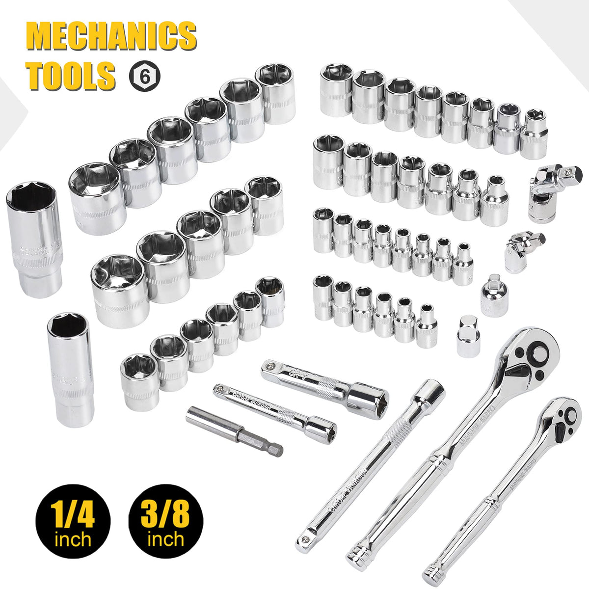 Topline 467-piece tool set organized inside bag for tidy DIY project storage