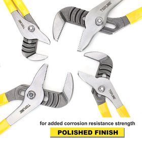 Topline 6-inch compact plier with dipped handle for tight spaces