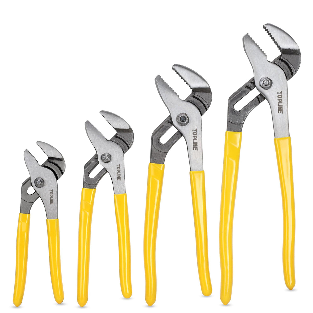 Topline 12-inch plier with dipped handle for secure grip during home repairs