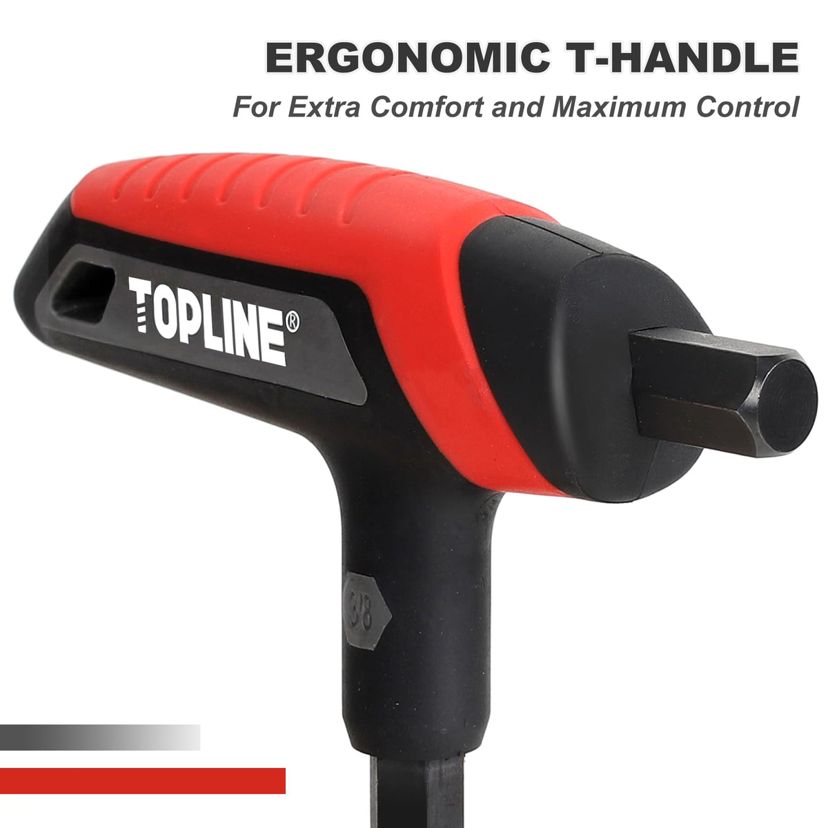 Topline chrome vanadium steel construction ensures durability