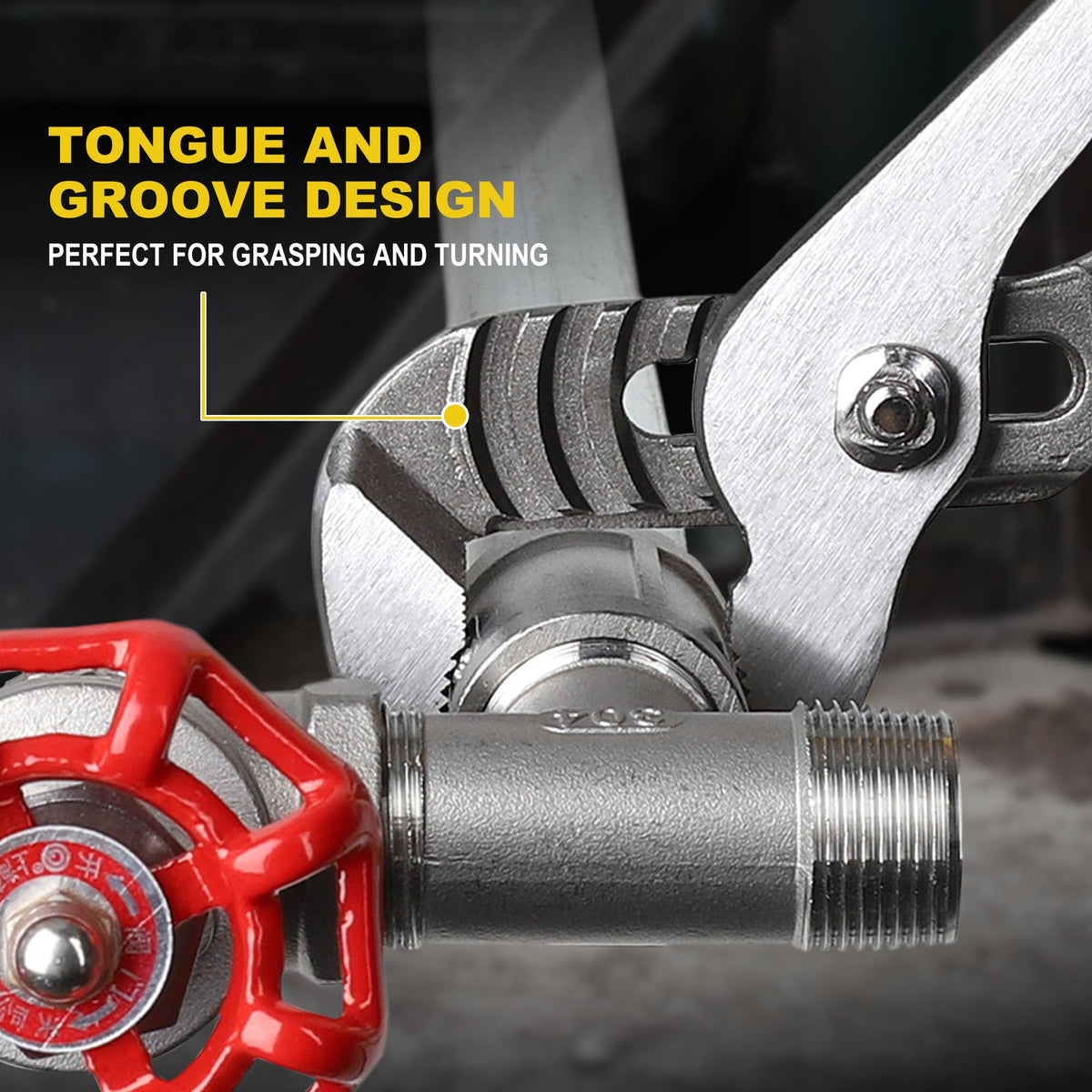 Topline Groove Joint Pliers 10in delivering balanced leverage for medium fasteners