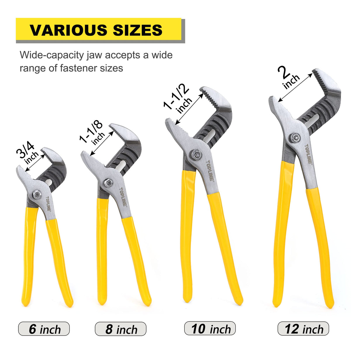 Topline pliers featuring a polished anti-corrosion finish for longevity