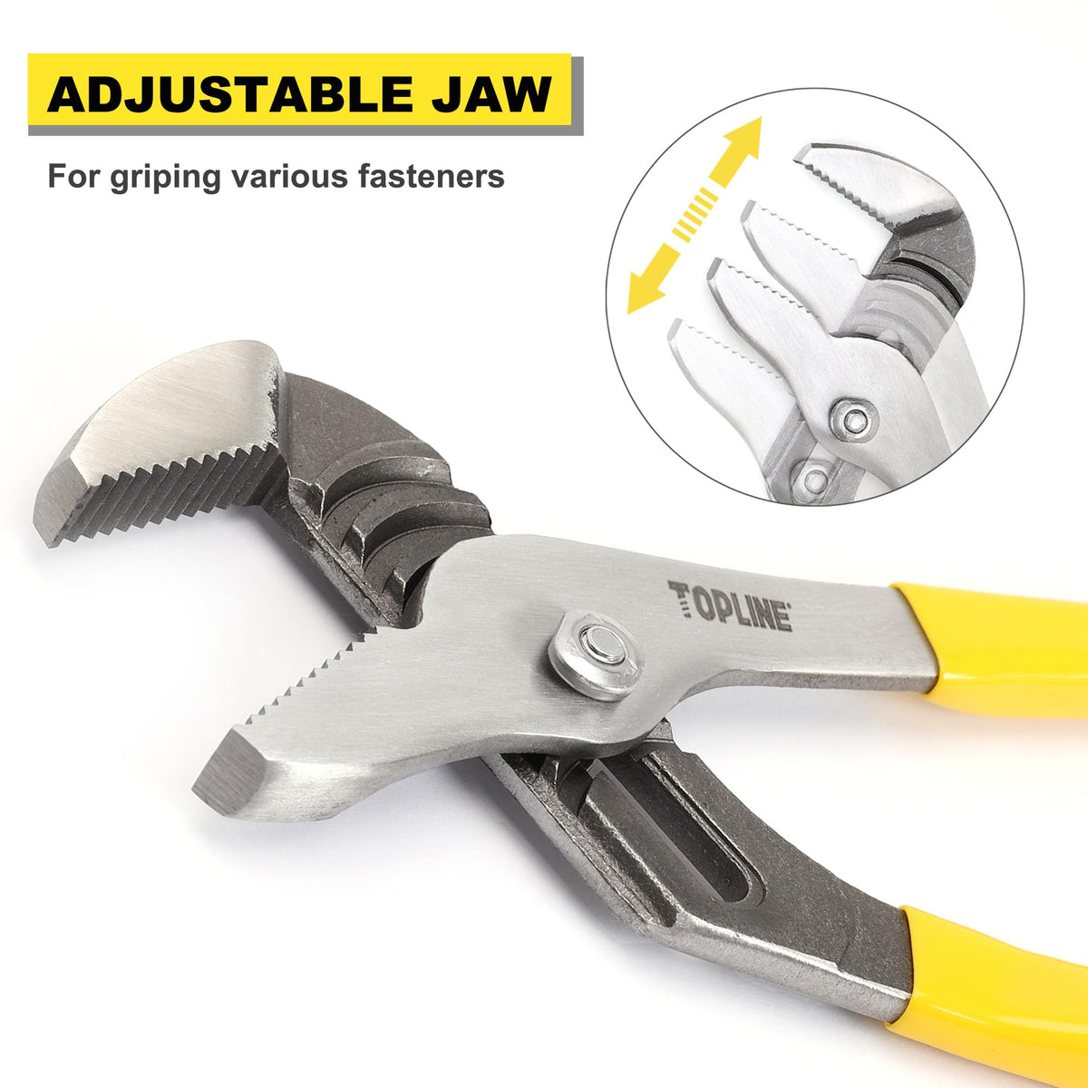 Topline pliers with precision-machined jaws for durable performance